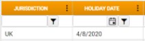 Draggable column headers