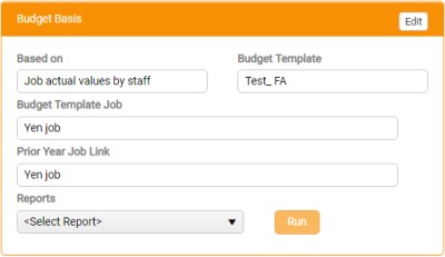 Budget Basis section of the Details sub-tab 
