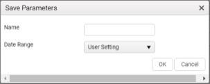 Save Parameters dialog