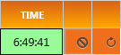 Screenshot of active timer