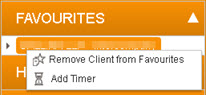 Add timer option on favourites